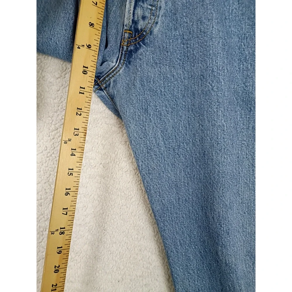 Levi's 501 Original Fit Jeans Men 32x30 Light Wash Denim Vintage Straight Leg